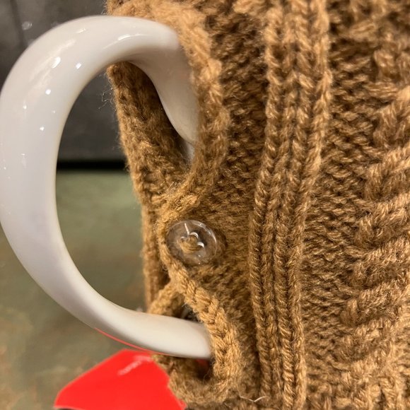 Warm Wishes Taupe 18oz Sweater Mug - Picture 5 of 7